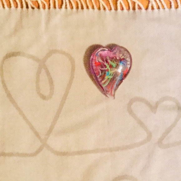 ⚜️ THROW-Abstract HEARTS REVERSIBLE COZY & SOFT EUC - Picture 6 of 16